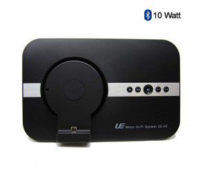 10 Watt Micro USB Soundsystem Bluetooth, Fernbedienung, schwarz von Spartechnik