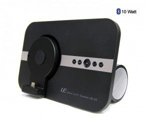 10 Watt stereo Bluetooth Lautsprecher USB-C, (USB Typ C), schwarz.